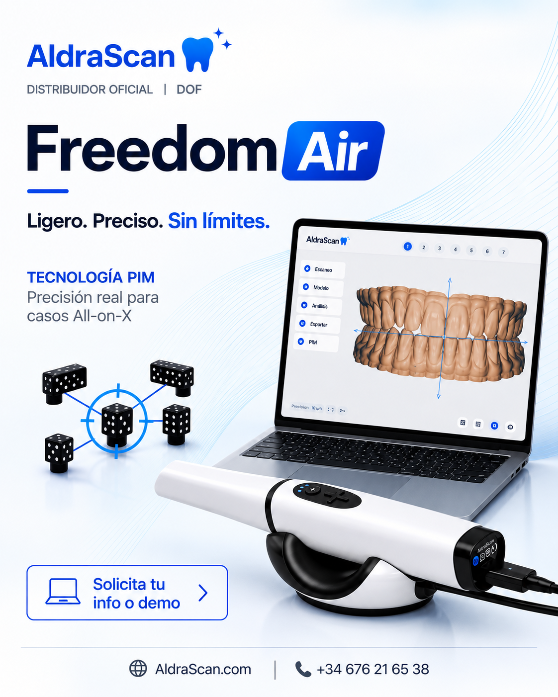 Freedom Air: tecnología PIM para casos All-on-X